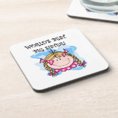 ブロンド・ワールド最高のの姉の贈り物 コースター (左側)