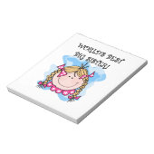 ブロンド・ワールド最高のの姉の贈り物 ノートパッド (回転)