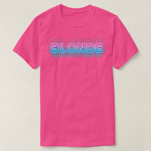 ブロンド Tシャツ (デザイン正面)