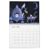 ブロンドBlythe大きな目メルメイドヒッピー女の子かわいい カレンダー (1月 2026)