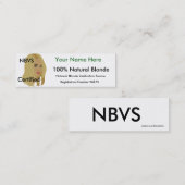 ブロンドIDカード スキニー名刺 (正面/裏面)