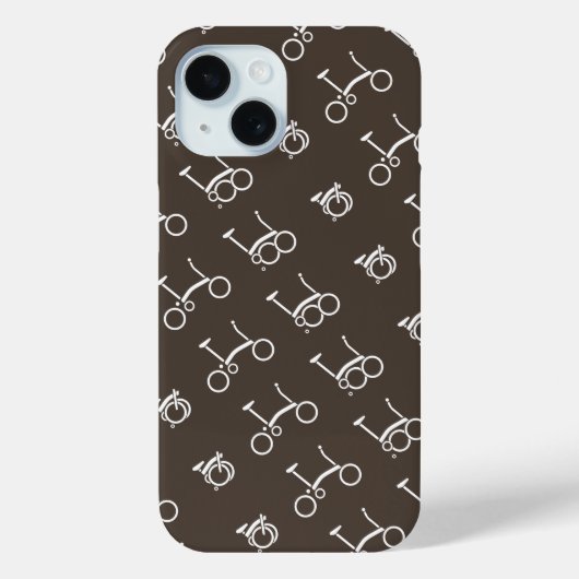 ブロンプトンブラックiPhone 7マットケース Case-Mate iPhoneケース (裏面)