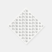 ブロンプトン折り畳み自転車 スタンダードカクテルナプキン (角)