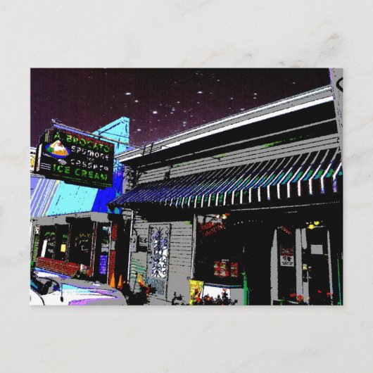 ブローカイタリアントカフェ ポストカード (正面)