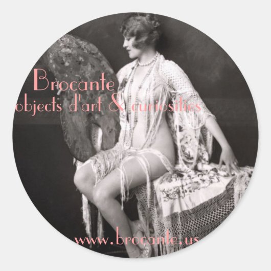 ブローカンステッカー ラウンドシール (正面)