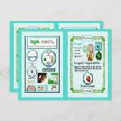 ブローガチ – 臭素取引カード ポストカード (正面/裏面)