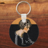 ブロークンパールネックレス キーホルダー (正面)