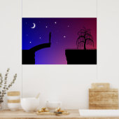 ブロークンブリッジプリント ポスター (キッチン)