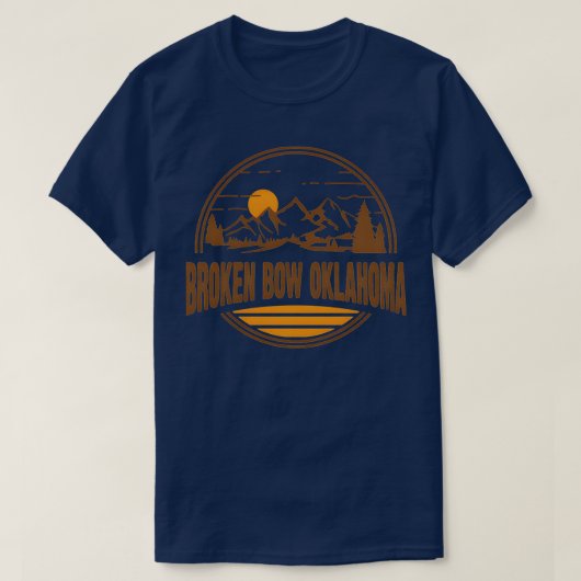 ブロークンボウOklahomaモアインハイキング5 Tシャツ (デザイン正面)