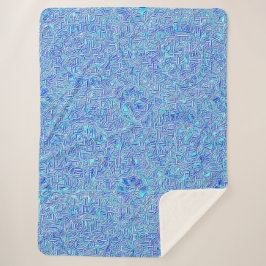 ブロークン万華鏡のように千変万化するパターンシェルパブランケット シェルパブランケット