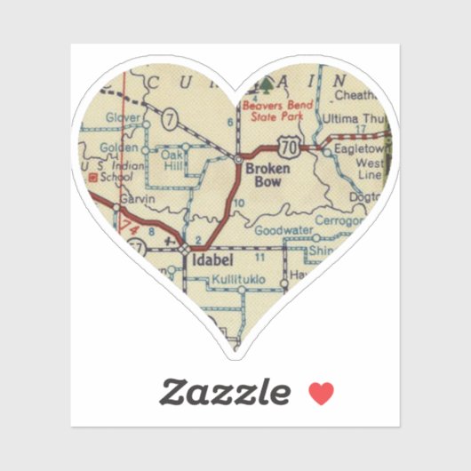 ブロークン・ボウ・オクラホマ シール (シート)