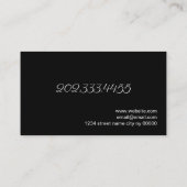 ブロース&ラッシュサロン 名刺 (裏面)