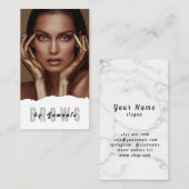 ブローズアフターケアPMUマイクロブレーディングヘナサロンブシン 名刺 (正面/裏面)