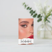 ブローズアフターケアPMUマイクロブレーディングヘナサロンブシン 名刺 (スタンド正面)