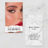 ブローズアフターケアPMUマイクロブレーディングヘナサロンブシン 名刺 (正面/裏面)