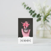 ブローズアフターケアPMUマイクロブレーディングヘナサロンブシン 名刺 (スタンド正面)