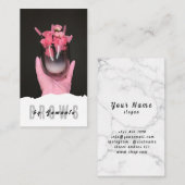 ブローズアフターケアPMUマイクロブレーディングヘナサロンブシン 名刺 (正面/裏面)