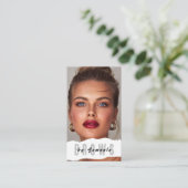 ブローズアフターケアPMUマイクロブレーディングヘナサロンブシン 名刺 (スタンド正面)