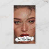 ブローズアフターケアPMUマイクロブレーディングヘナサロンブシン 名刺 (正面)