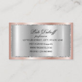 ブローズアフターケアPMUマイクロブレーディングヘナサロン 名刺 (裏面)