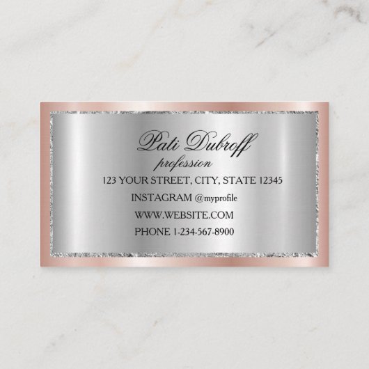 ブローズアフターケアPMUマイクロブレーディングヘナサロン 名刺 (裏面)