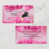 ブローズアフターケアPMUマイクロブレーディングヘナサロン 名刺 (正面/裏面)