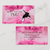 ブローズアフターケアPMUマイクロブレーディングヘナサロン 名刺 (正面/裏面)