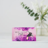 ブローズアフターケアPMUマイクロブレーディングヘナサロン 名刺 (スタンド正面)