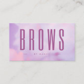 ブローズパープルホログラフィー 名刺 (正面)