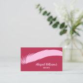 ブローズマイクロブレーディングマゼンタ 名刺 (スタンド正面)