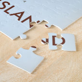 ブロートン島カナダの旅行マップ ジグソーパズル (側面)