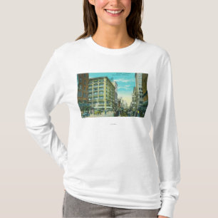 ブロードウェイおよび第7コーナーの眺め Tシャツ