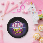 「ブロードウェイこ来こ!」 ペーパープレート (パーティー)