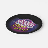 「ブロードウェイこ来こ!」 ペーパープレート (アングル)