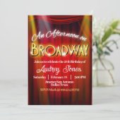 ブロードウェイのアフタヌーン 招待状 (スタンド正面)