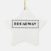 ブロードウェイのオーナメント セラミックオーナメント (正面)