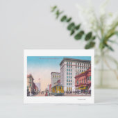 ブロードウェイのビュー通りCarOakland, CA ポストカード (スタンド正面)