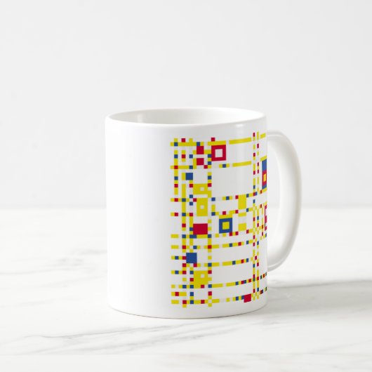 ブロードウェイのブギウギのWoogieのマグ コーヒーマグカップ (正面右)