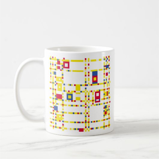 ブロードウェイのブギウギのWoogieのマグ コーヒーマグカップ (左)