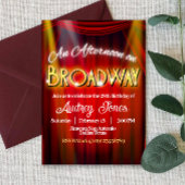 ブロードウェイの午後 招待状