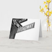 ブロードウェイの印 カード (黄色い花)