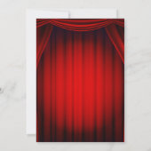 ブロードウェイの夜 写真付きの招待状 招待状 (裏面)