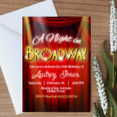 ブロードウェイの夜 招待状