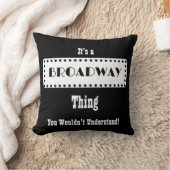 ブロードウェイの枕 クッション (ブランケット)