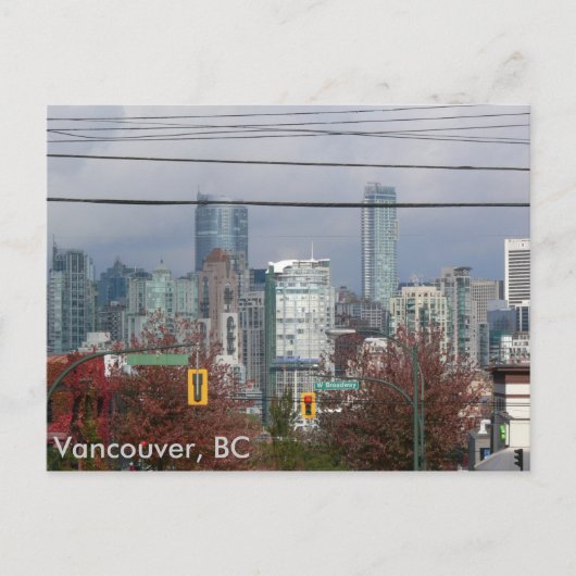 ブロードウェイの眺め ポストカード (正面)