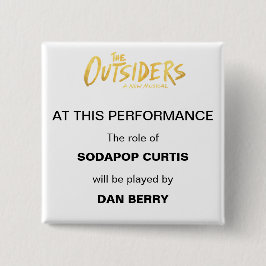 ブロードウェイの調査発表 缶バッジ