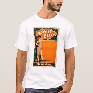ブロードウェイの近くのKoster及びBialのミュージックホール Tシャツ