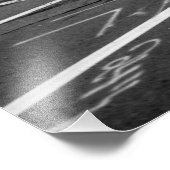 ブロードウェイインナッシュビルテネシーブラック&ホワイト フォトプリント            (角)