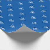 ブロードウェイエレメンタリーブルーラッピング紙 ラッピングペーパー (角)