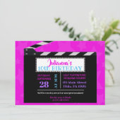 ブロードウェイクラシック誕生日パーティーへの招待 招待状 (スタンド正面)